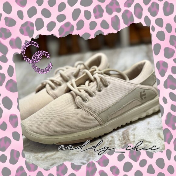 Etnies Scout Tan Size 9 GUC - Picture 1 of 9